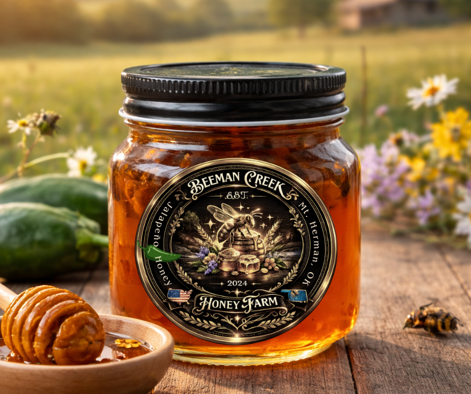 Beeman Creek Hot Jalapeño Honey