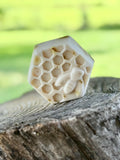 Shea Butter Honey Soap 2oz. Octagon